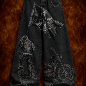 OCTANE GRAPHIC PRINTED JEANS